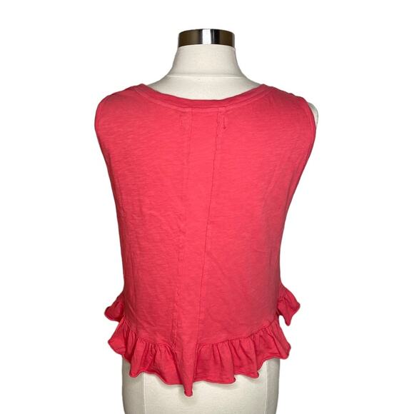 Free People Ellie Tank Top Ruffle Bottom Shirt Women’s Size XS - Picture 2 of 9